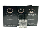 Gucci Guilty Sample Perfume MEN Guilty Guilty PARFUM Spray Pour Homme Size 1.5 ML / 0.05 (set of 3)