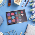 AJLTPA Magnetic Makeup Palette with Clear Top, Empty