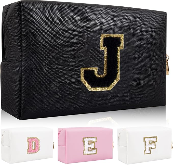 Personalized initial letter patch makeup