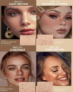 AKARY 4 Colors Freckle Pen Professional Lifelike Face Concealer Point Out Natural Waterproof Longlasting Soft Artificial Freckles Fine Makeup Freckle Pen Life Face Decoration (01+02+03+04)