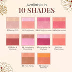 Paul & Joe Pressed Blush Palette Refill Only, Case Sold Separately, Oil-Absorbing Blush Powder, Bi-Color Face Blushes with Fitting Veil Powder, Light Beige and Rose, 05 Boite A Musique, 0.17 oz