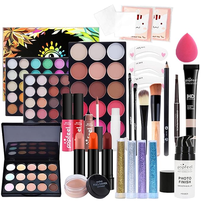 All-in-one Makeup Set Holiday Gift | Full Makeup