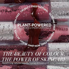 FITGLOW Beauty Lip Colour Serum | Hydrating Lip Gloss | Plumping Anti-Aging Lip Treatment | Natural Shine with Pomegranate Sterols & Collagen | Buildable Color for Dry Chapped Lips | Coco - 10g