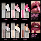 Mirror Glitter Lipstick, Sparkling Shimmer High Pigment Waterproof Long Lasting Lip Gloss, Shimmer Moisturizer Lip Gloss, Diamond Shiny Bold Glow Lip Stain for Lip Makeup (C16, 0.11 fl.oz)