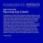 Andalou Naturals Deep Hydration Reviving Eye Cream, 0.45 Oz