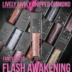 Mirror Glitter Lipstick, Sparkling Shimmer High Pigment Waterproof Long Lasting Lip Gloss, Shimmer Moisturizer Lip Gloss, Diamond Shiny Bold Glow Lip Stain for Lip Makeup (C16, 0.11 fl.oz)