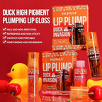3 Colors Duck Lip Plumper Gloss,High Pigment Plumping Lip Gloss,Hydrating Lip Glow Oil, Lip Balm for women, Vegan Lip Makeup,Lip Stick Set for Women.Lip Care Oil Set.(Set A)