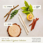 Cremo Cologne for Men - Blue Cedar & Cypress Mens Cologne Spray- A Woodsy Scent with Notes of Lemon Leaf, Cypress and Cedar, Fragrances For Men, 3.4 Fl Oz