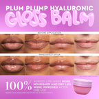 Glow Recipe Hyaluronic Acid Plumping Lip Balm for Women & Men - Clear, Hydrating High-Shine Gloss + Overnight Dry Lips Treatment for a Smooth, Fuller Look - Makeup Prep, Korean Skin Care, 15ml