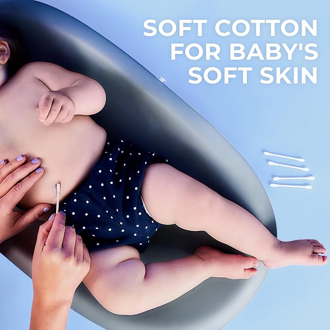 Q-tips Cotton Swabs Organic Swab Ultimate Home and Beauty Tool Made from Organic Cotton, Paper 400 Count(Pack of 4)