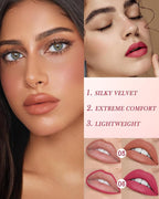 Lip Stain Marker Pen Set, 2Pcs Lip Liner Longlasting