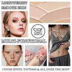 6 Colors Correcting Concealer Cream Contour Palette,Long Lasting Concealer Cream Makeup Palettes with Concealer Brush,Multi-purpose Contouring Liquid Foundation Makeup Kit