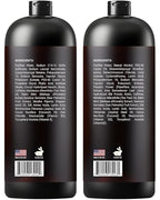 Biotin Shampoo and Conditioner Set with Keratin - Sulfate-Free Advanced Anti-Thinning, Hair Growth Shampoo and Conditioner Combo Repair Formula - with DHT Blockers, for Men & Women - 16 fl oz each