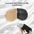 Heated Eye Mask for Dry Eye Relief - Stye Eye Treatment, Warming Eye Mask for Dry Eyes Mask Warm Compress for Eyes, Sinus Mask Heated Eye Patch - Dry Eye Mask Moist Heat Electric Warming - Champagne