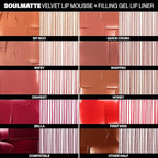 Morphe Soulmatte Velvet Lip Mousse Matte Lipstick - Air-Whipped, Soft Matte Lip Makeup with Vitamin E to Hydrate, Soften and Smooth Lips - Other Half (0.128 Oz)