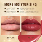 MAKI YIKA Red Lipstick for Women Moisture Hydrate Lipsticks Glossy Dark Lipsticks Sheer Finish Lightweight Tinted Lip Balm, Z09 Lip Morning