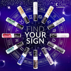 Blossom Zodiac Sign Vanilla Scented Moisturizng Roll On Lip Gloss with Crystals + pH Technology Color Charnging Shimmering Lip Balm, 2 Pack Bundle, Libra/Crystal