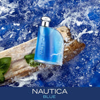 Nautica Blue Eau de Toilette 3.4 fl oz (Pack of 1), Notes of Basil, Jasmine, and Cedarwood, Men's Fragrance, Long Lasting, Everyday Fragrance, Travel Size