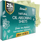 Natural Green Tea Oil Blotting Sheets for Face Face