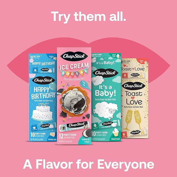 ChapStick Ice Cream Social, Party Favor Oz