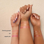 Roller Glaze in Feeling Grape, color changing nourishing lip oil which adapts to the natural pH in your lips