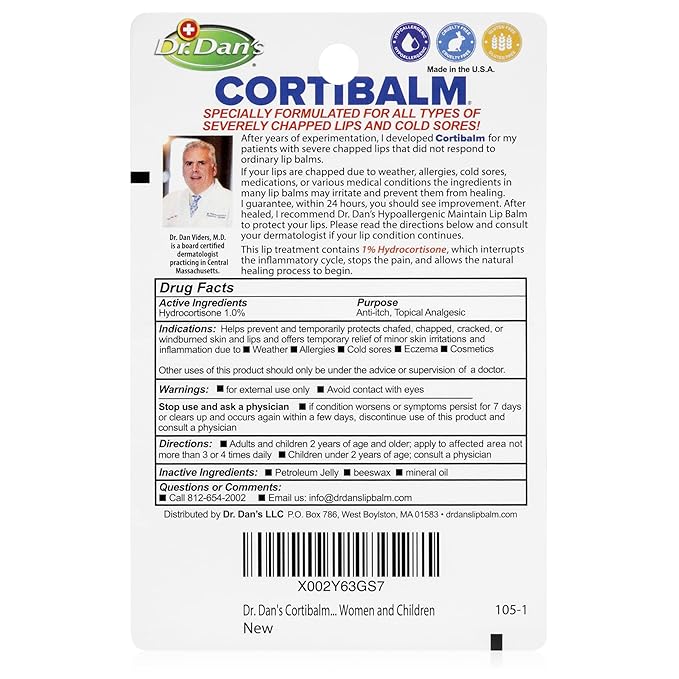 Dr. Dan's Cortibalm-2 Pack- for Dry Children