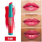 Maybelline Green Edition Balmy Lip Blush, Formulated With Mango Oil, Flare, Red Pink, 1 Count