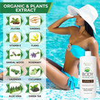 Professional Sunless Tanning Spray Tan Solution, Organic Essential Oils, Airbrush Formula, 33.8 Fl Oz. (Level 3 (12% DHA))