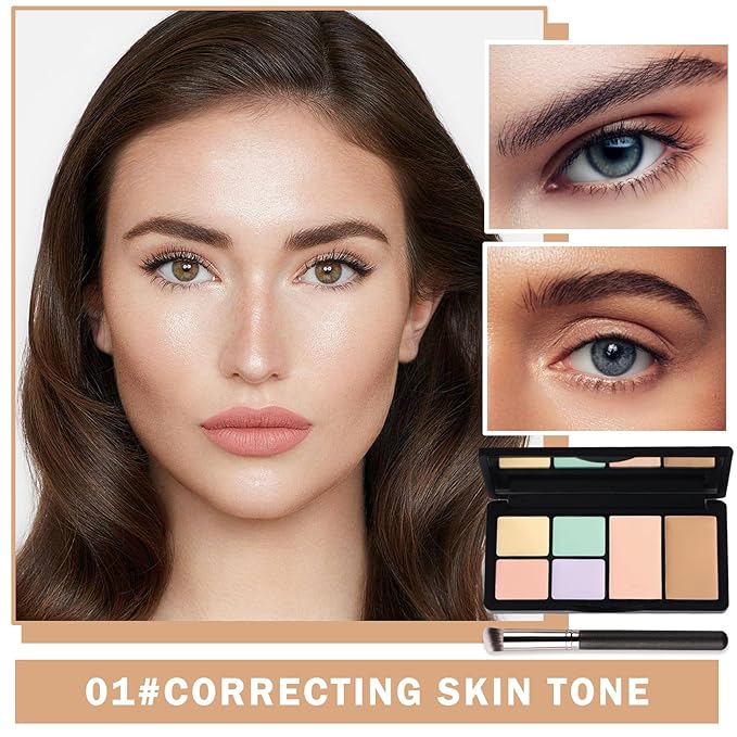 Color Corrector Palette Concealer Contour Palette Natural Brighten