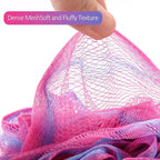 Btyms 4 pieces shower loofahs