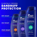 Head & Shoulders Clinical Strength Dandruff Shampoo, Selenium Sulfide Dandruff Defense, Intensive Itch Relief, Seborrheic Dermatitis Relief, Cooling Menthol, 13.5 Fl Oz Each, 2 Pack