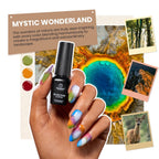 Beetles Gel Nail Polish Kit with U V Light - 68 Pcs Gel Nail Kit 45 Colors Mystic Wonderland Set Soak Off Manicure Tools Nails Stuff Red Green Nude DIY Salon Gifts for Women Teens Girls