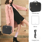 Relavel travel makeup bag with