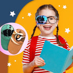 Newcotte 12 Pcs Eye Patch for Kids Girls Boys Reusable Eye Patch for Glasses over the Lens Colorful Eye Patch Toddler Eye Patch Adorable Kids Eye Patches Assorted Eye Patch Cover (Spooky)