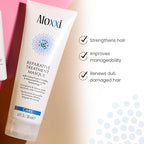ALOXXI Repair Hair Mask for Color-Treated Hair Enriched with Keratin & Peptides, Deep Conditioning Treatment for Dull and Damaged Locks, 16.9 Fl Oz