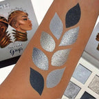 Juvia's Place Rebel Quad Grey Eyeshadow Palette - Professional Eye Makeup, Pigmented Eyeshadow Palette, Makeup Palette for Eye Color & Shine, Pressed Eyeshadow Cosmetics, Shades of 4