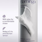 Flamingo Razors for Women Shave Set, 1 Women's Razor Handle (Rose), 2 Razor Five-Blade Refills, 1 oz. Foaming Shave Gel, and 1 Shower Holder