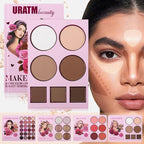 4-Layer Book-Style Foldable Makeup Palette Set | Portable