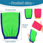 6 pcs exfoliating washcloth, korean