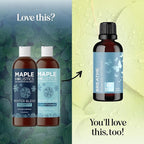 Sulfate Free Hard Water Shampoo and Conditioner - Hard Water Hair Treatments of Product and Minerals with Five Mint Essential Oils for Replenishing Hydration and Hair Shine - Paraben & Cruelty Free