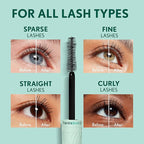 Covergirl Lash Blast Cleantopia Mascara, Volumizing, Smudge-Proof, Vegan Formula, Black 805, 1 Count