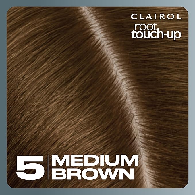 Clairol Root Touch-Up by Nice'n Easy Permanent Hair Dye, 5 Medium Brown Hair Color, (Pack of 1)