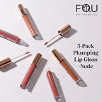 BFY Cosmetics 5-Pack Plumping Lip Gloss - Nude