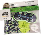 Disney Stars Wars The Mandalorian Gift Set Featuring Grogu - Girls Spa Set includes Pouch, Sleep Mask, Hair Scrunchies, Spa Headband, and Bracelet - Star Wars Gifts