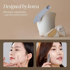 Piccasso 2-Way Makeup Spatula – Professional Foundation & Skin Care Spatula for Face, Dual-Ended Stainless Steel Tool for Precise and Hygienic Application, Includes Leather Case