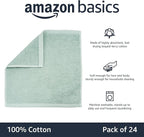 Amazon basics face towels for