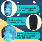 Newcotte 12 Pcs Eye Patch for Kids Girls Boys Reusable Eye Patch for Glasses over the Lens Colorful Eye Patch Toddler Eye Patch Adorable Kids Eye Patches Assorted Eye Patch Cover (Starry Sky)