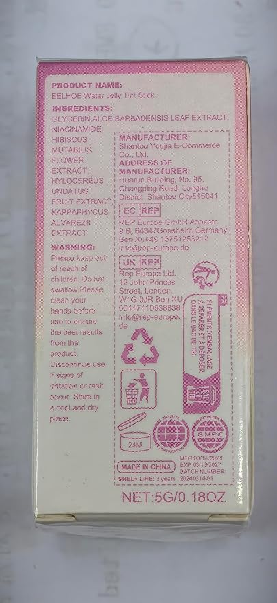 4 PCS Multi-Use Jelly Tint blush Stick, Cooling Cooling