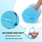 Jumbo Foam Sponge Hair Roller Soft Sleeping rollers Curvy Wavy Hairstyle Curling Hair Styling Tools 24 Pieces Use For Long Hair Short Hair Ladies And Children 2"X2.75"(blue)