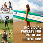 Sun X SPF 30+ Broad Spectrum Sunscreen Lotion Foil Pack Single Dose with Attached Dry Towelette, 50 Count